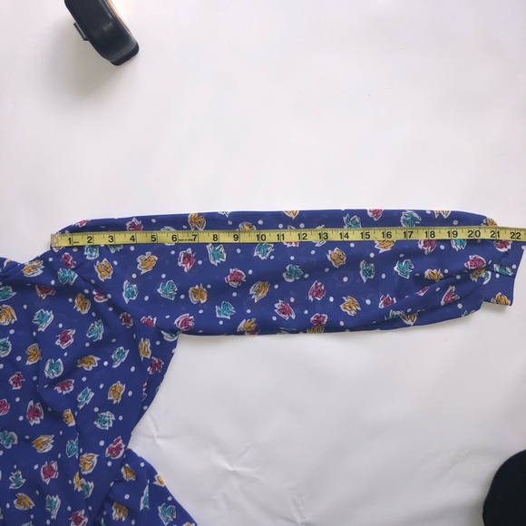 Vintage floral sheer dress - Picture 5 of 8